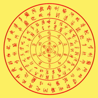 Wisdom & Compassion Pureland Mantras Wheel